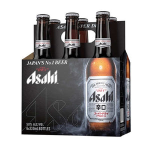 Asahi Super Dry Bottles 330mL (6 Bottle Pack)