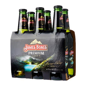 James Boag's Premium Lager Bottles 375mL (6 Bottle Pack)