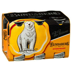 Bundaberg U.P. Rum & Cola Cans 375mL (6 Can Pack)