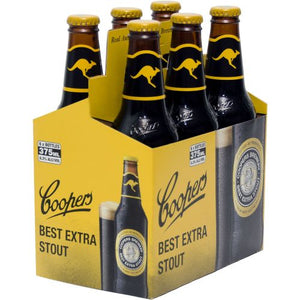 Coopers Best Extra Stout 375mL (6 Bottle Pack)