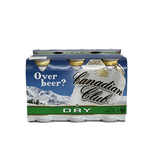 Canadian Club Whisky & Dry Cans 375mL (6 Can Pack)