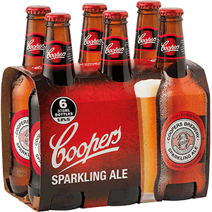 Coopers SparkIing Ale 375mL (6 Bottle Pack)