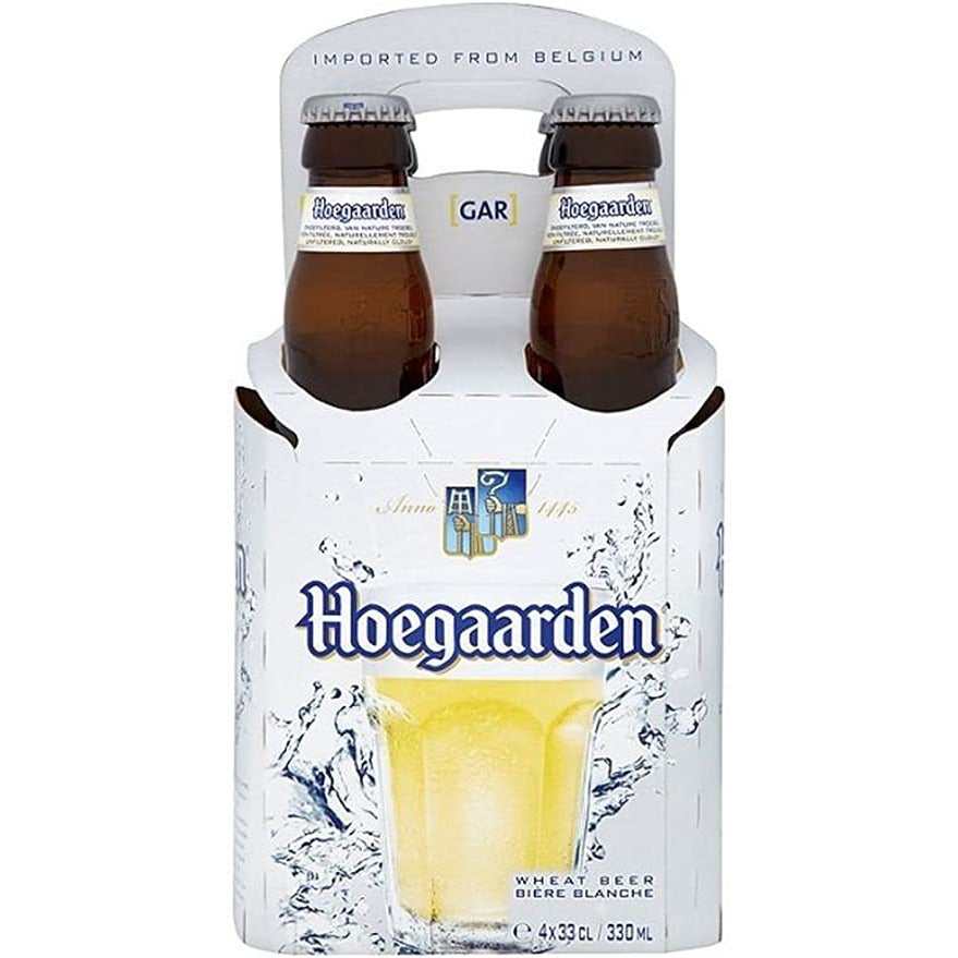Hoegaarden White Beer 330mL (4 Bottle Pack)
