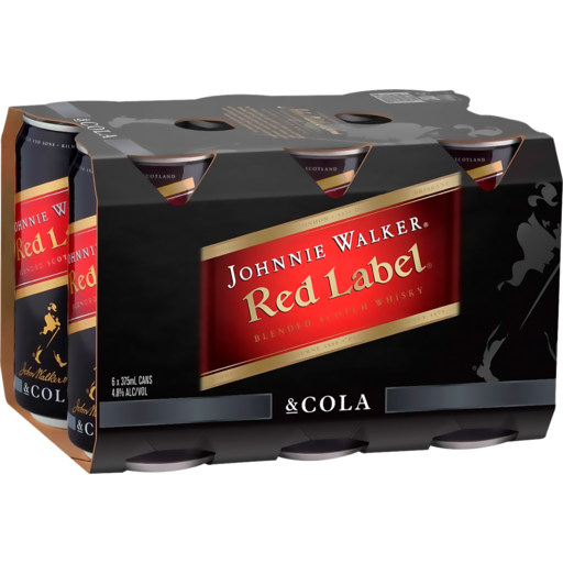 Johnnie Walker Red Label 6本セット ジョニーウォーカー赤(レッド
