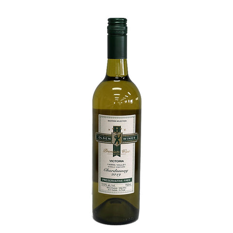 Olsen Yarra Valley Preservative Free Chardonnay 2019 750mL