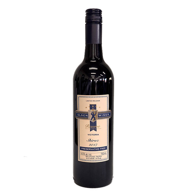 Olsen Reserve Victoria Preservative Free 2021 Shiraz 750mL
