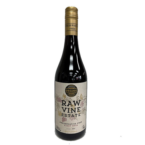 Raw Vine Estate Organic & Preservative Free Pinot Noir 750mL
