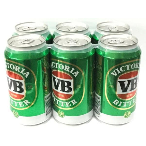 Victoria Bitter Cans 375mL (6 Bottle Pack)