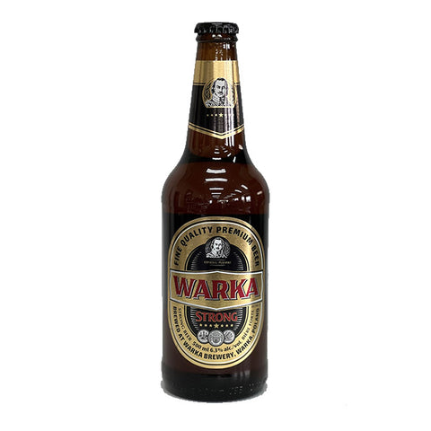 Warka Strong Premium Poland Pilsner Bottle 6.3%500mL