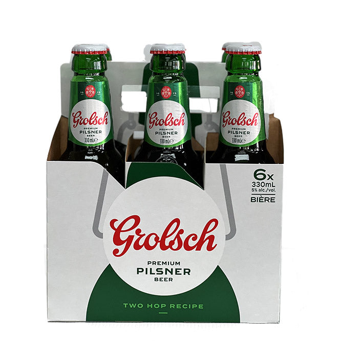Grolsch Premium Lager Bottles 330mL